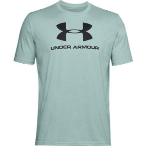 Under Armour SPORTSTYLE LOGO Chlapecké triko, tmavě modrá, velikost