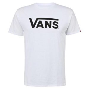Vans M VANS CLASSIC Pánské lifestyle triko, Bílá,Černá, velikost M