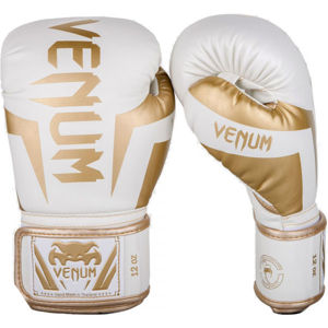 Venum ELITE BOXING GLOVES Boxerské rukavice, béžová, veľkosť 10