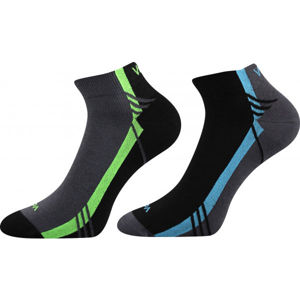 Voxx PINAS 2P Unisex ponožky, černá, veľkosť 39-42