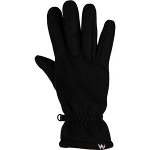 Willard KIEROS Unisex fleecové rukavice, černá, velikost M