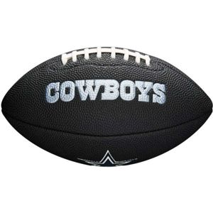 Wilson MINI NFL TEAM SOFT TOUCH FB BL DL Mini míč na americký fotbal, černá, velikost UNI