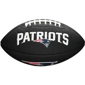 Wilson MINI NFL TEAM SOFT TOUCH FB BL NE Mini míč na americký fotbal, černá, velikost UNI