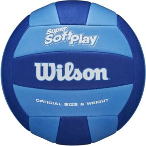 Wilson SUPER SOFT PLAY Volejbalový míč, modrá, velikost 5