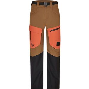 Ziener AKANDO Chlapecké lyžařské/snowboardové kalhoty, hnědá, veľkosť 140